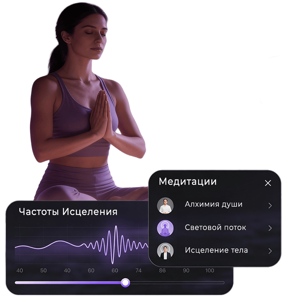 Медитации и частоты исцеления в клубе «Ключи»